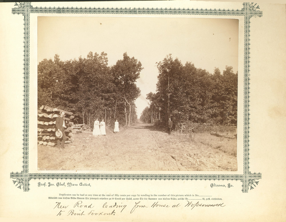 Road To Lookout Photo, Circa 1890