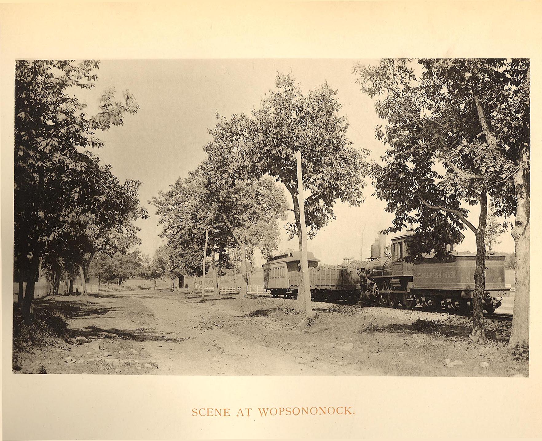 Altoona, Clearfield and Northern Railroad Locomotive, 1893