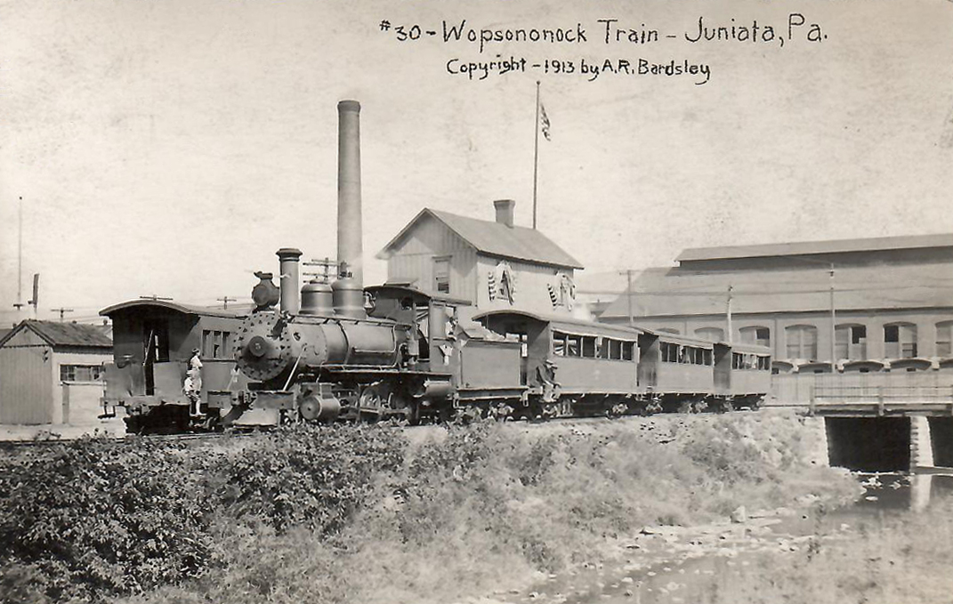 “#30 Wopsononock Train”, 1913
