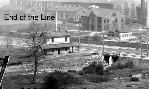End of the Line - the Wopsy Railroad station at Juniata